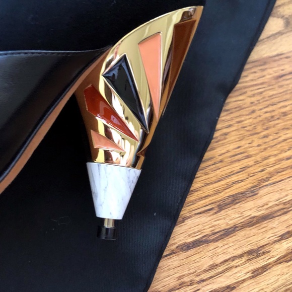 Givenchy multi color cone heel over knee boots - Picture 4 of 8